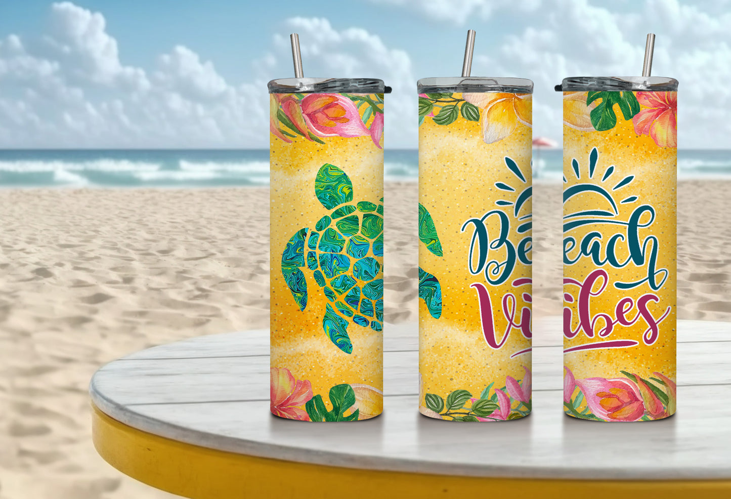Beach Vibes Tumbler