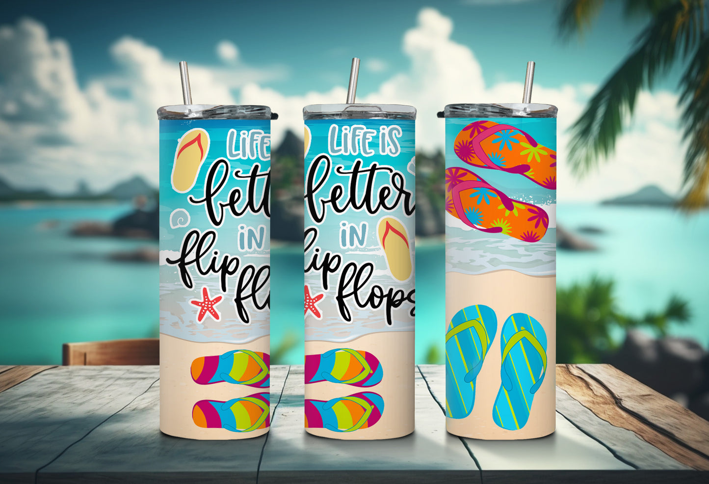 Flip Flop Tumbler