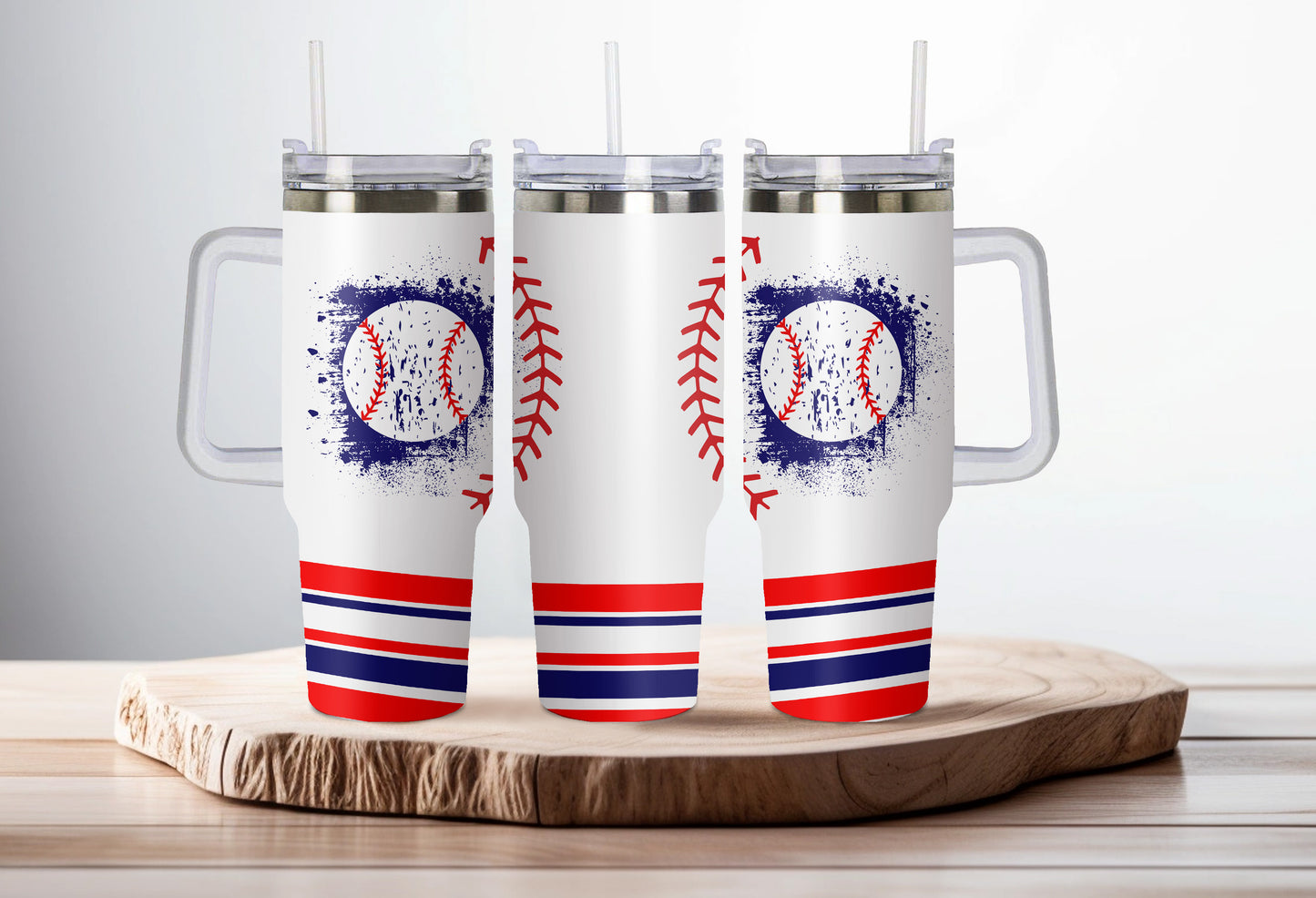 40oz Baseball Tumbler