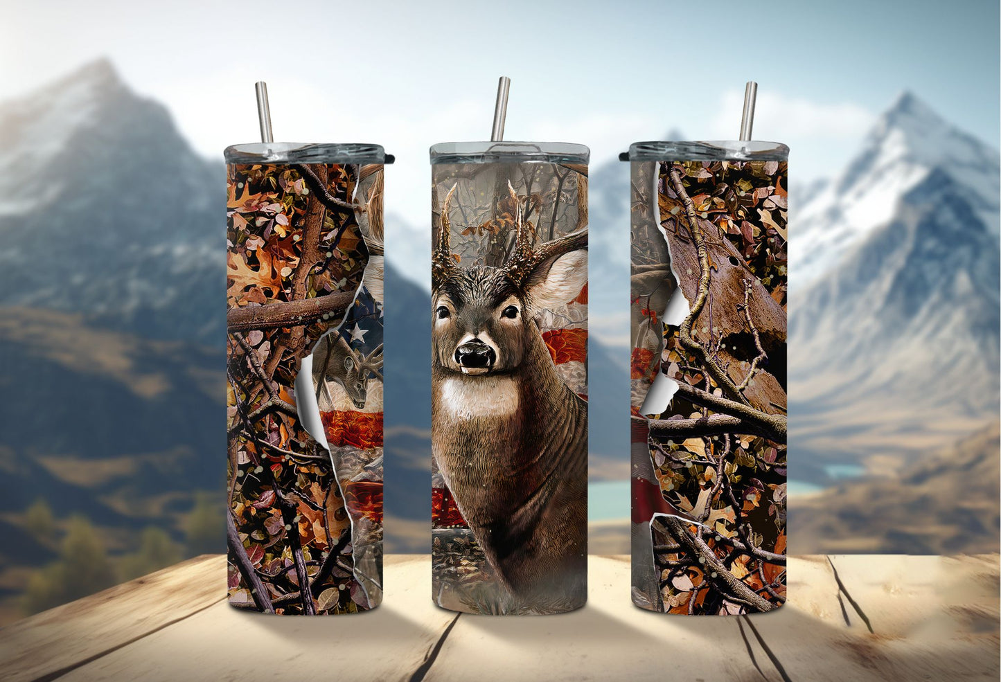 Patriotic Hunting Tumbler
