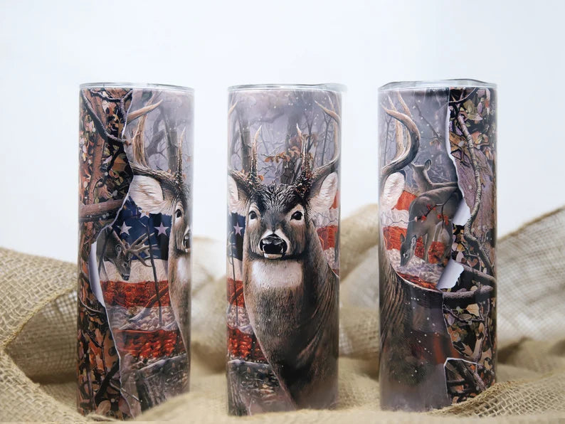 Patriotic Hunting Tumbler