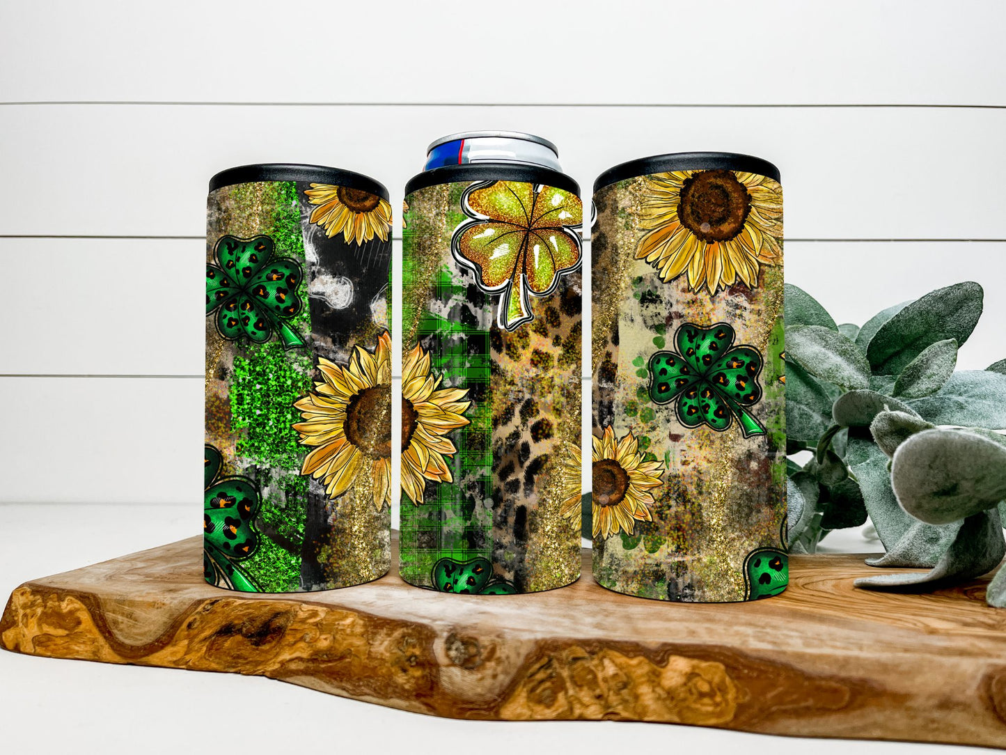 St. Patrick's Day Sunflower Tumbler
