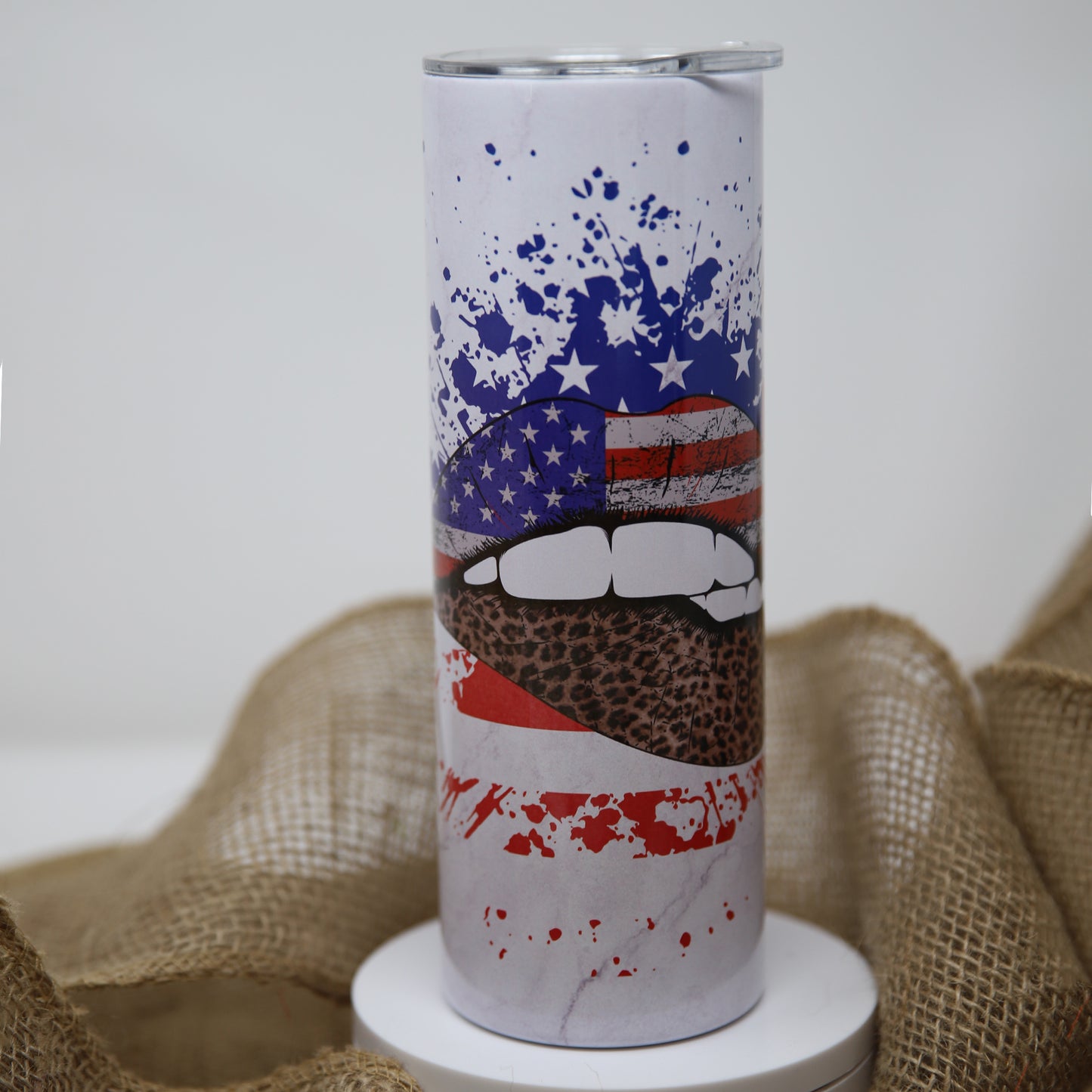 Patriotic Lips Tumbler