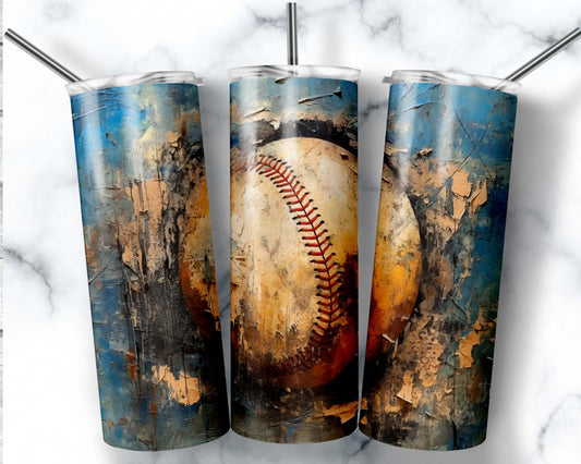 20oz Baseball Tumbler