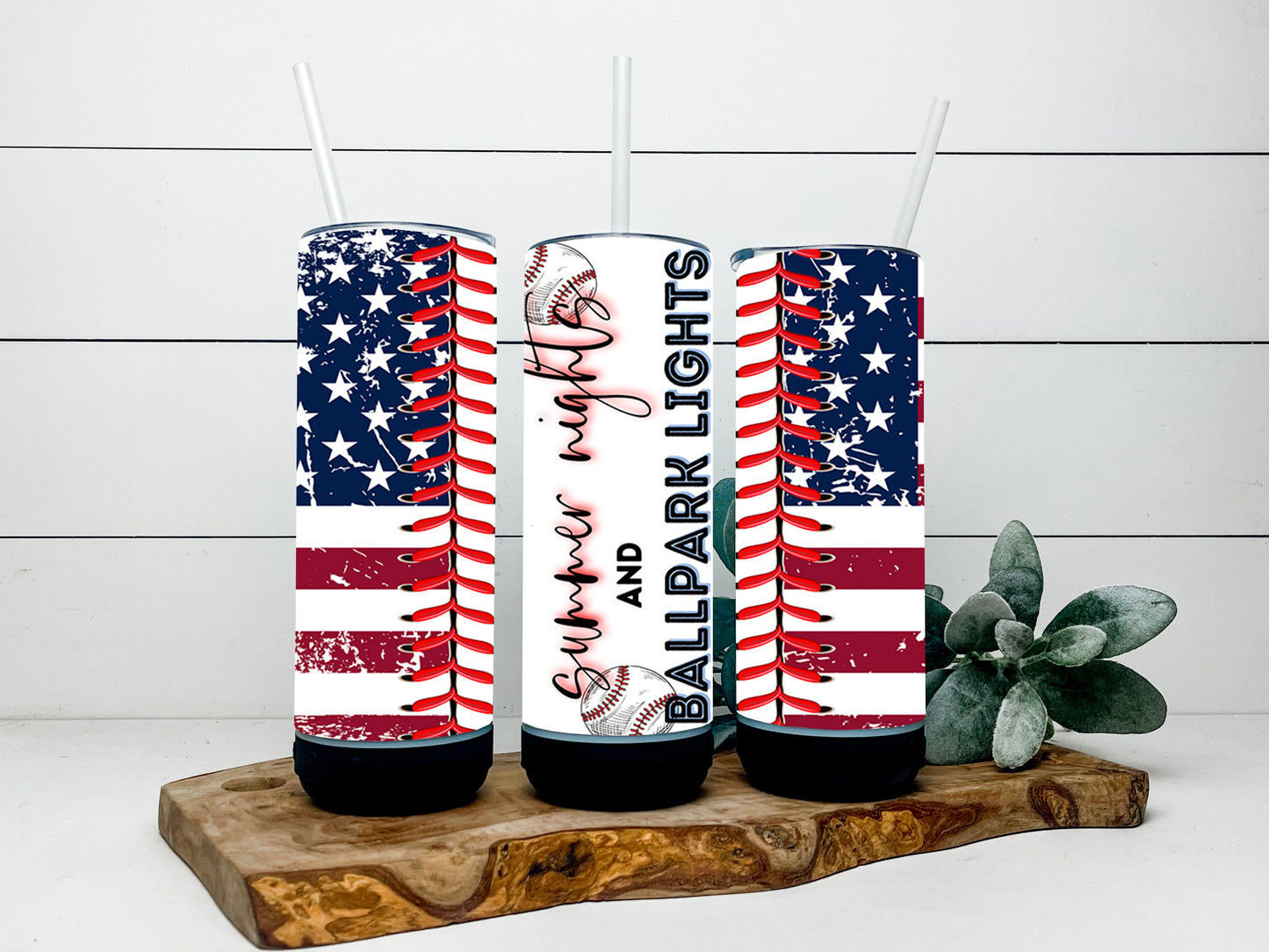 Summer Nights and Ballpark Lights Bluetooth Tumbler