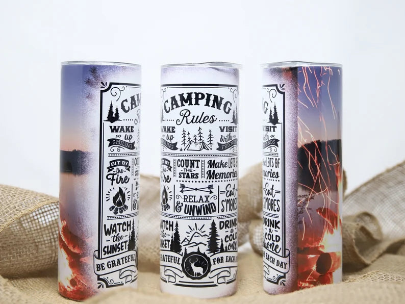 Camping Rules Tumbler